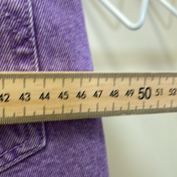 Levi's 501 Classic Cutoff Denim J ean Shorts Lavender Purple - 26 - Picture 8 of 12